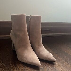 Marc Fisher Gray Heeled Boots